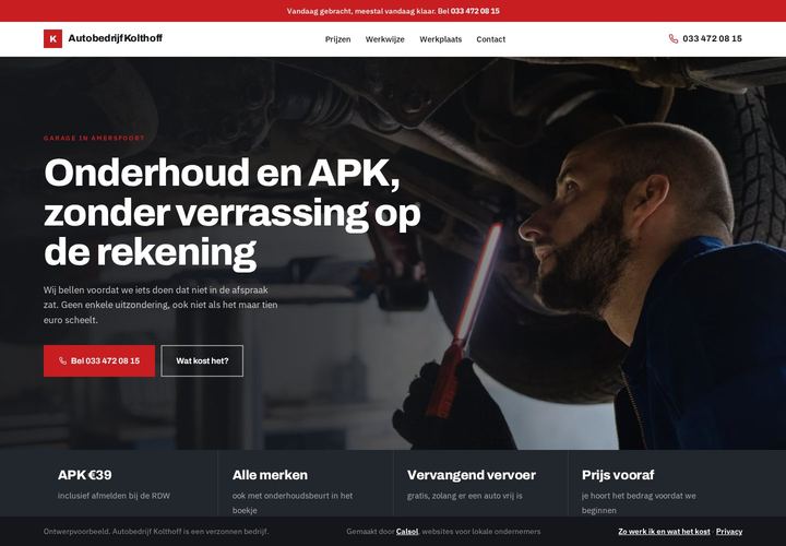 Ontwerp voor een garage